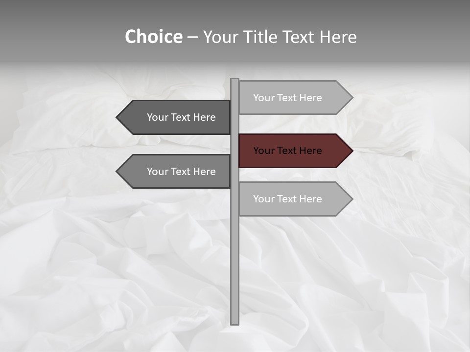 Messy Crumpled Apartment PowerPoint Template