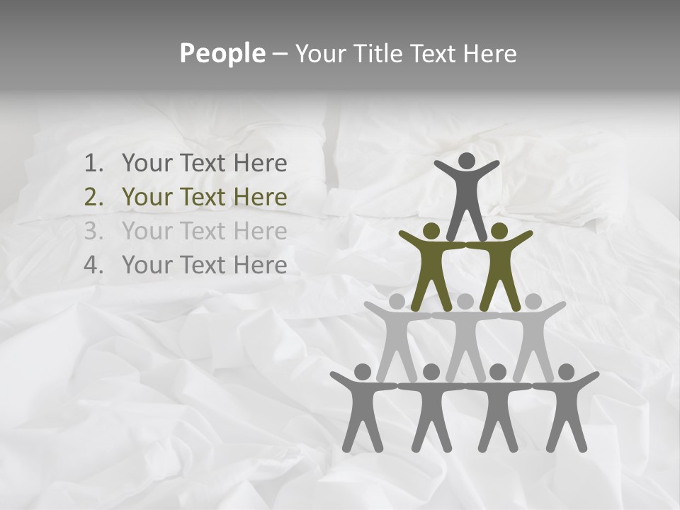 Messy Crumpled Apartment PowerPoint Template