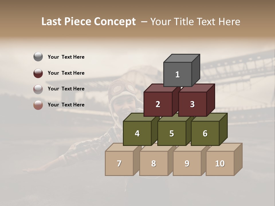 Boy Aviation Copilot PowerPoint Template