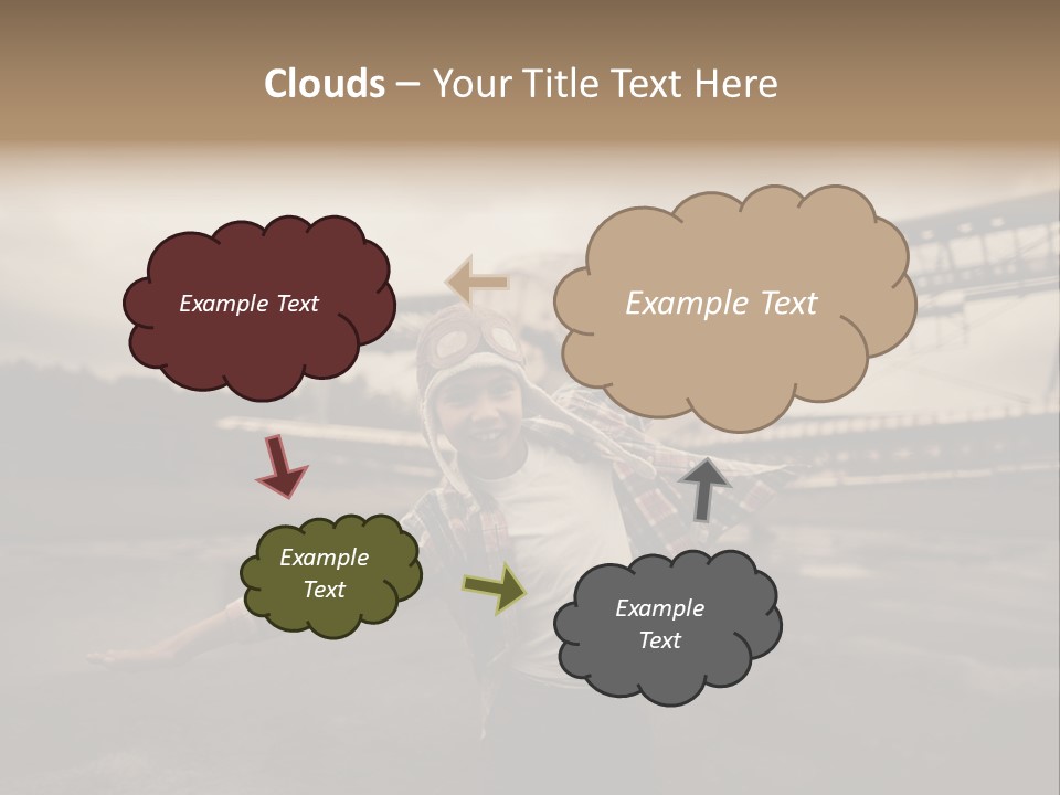 Boy Aviation Copilot PowerPoint Template