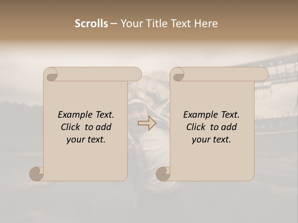 Boy Aviation Copilot PowerPoint Template