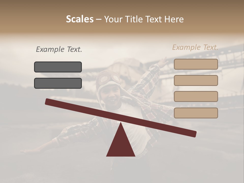 Boy Aviation Copilot PowerPoint Template