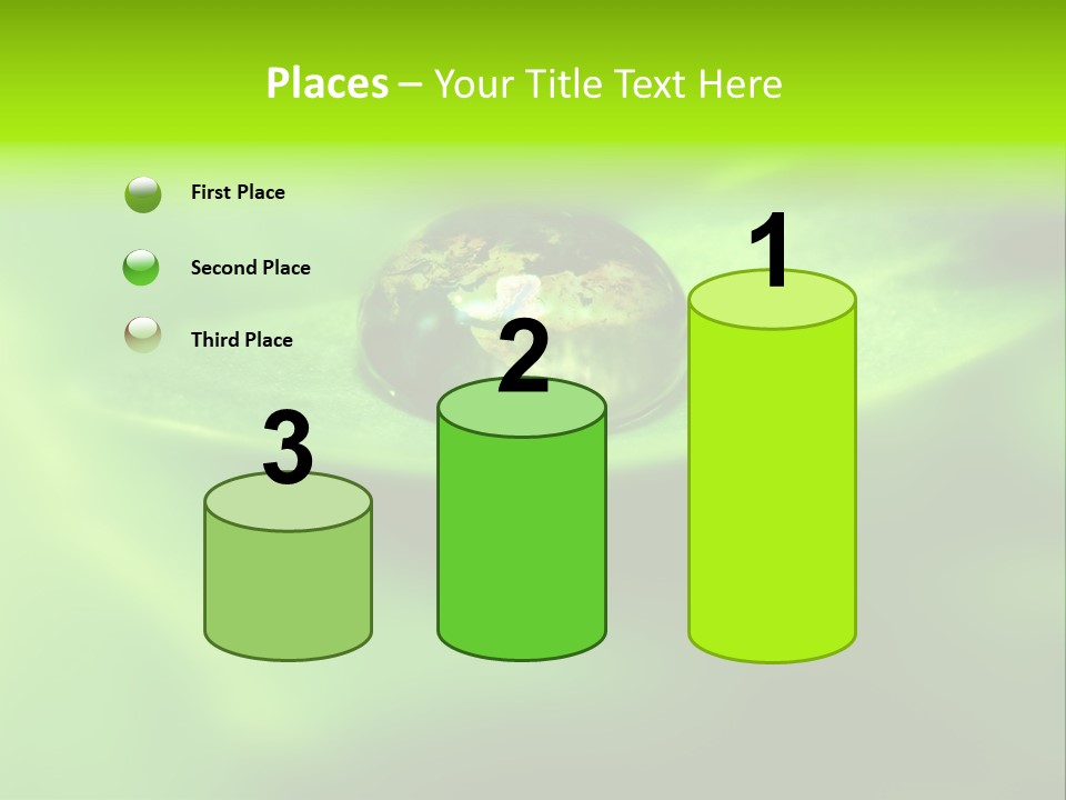 Textured Leaf Transparent PowerPoint Template