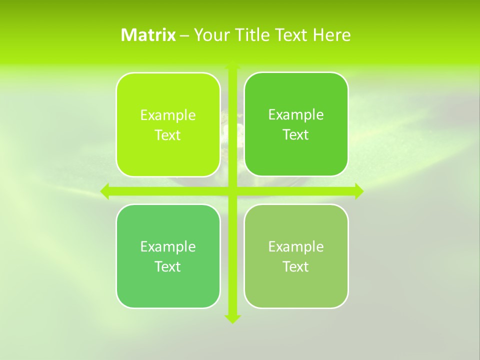 Textured Leaf Transparent PowerPoint Template