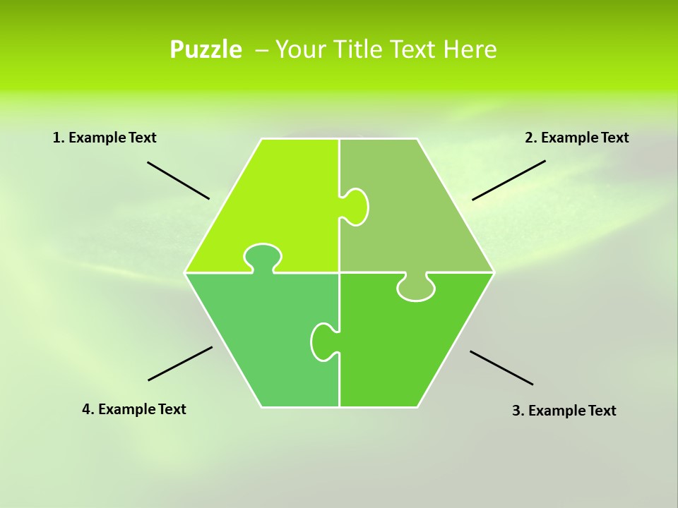 Textured Leaf Transparent PowerPoint Template