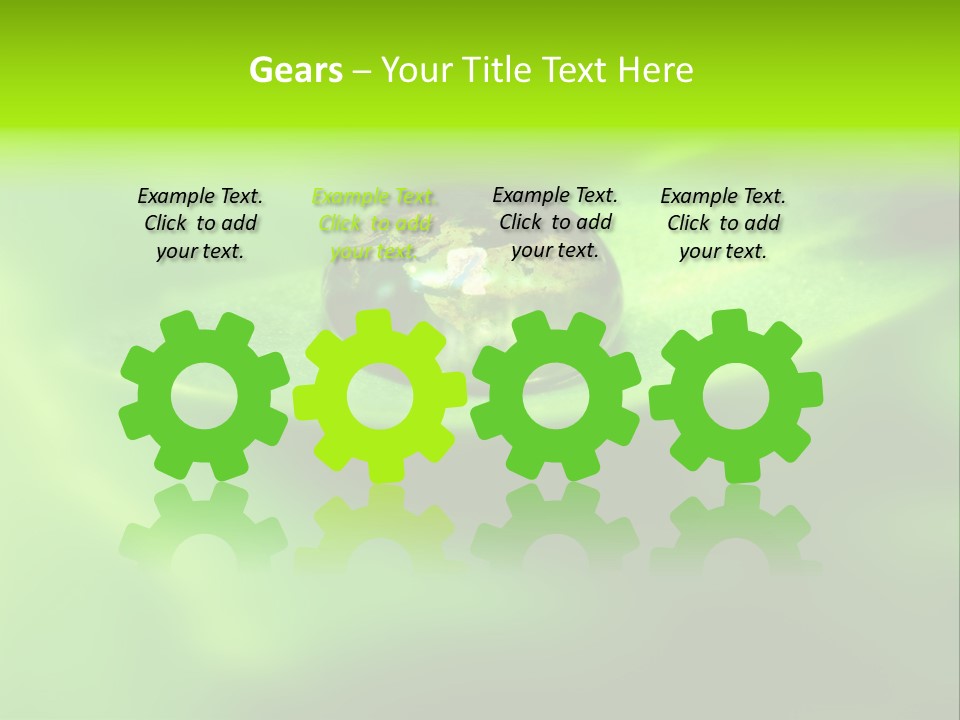 Textured Leaf Transparent PowerPoint Template