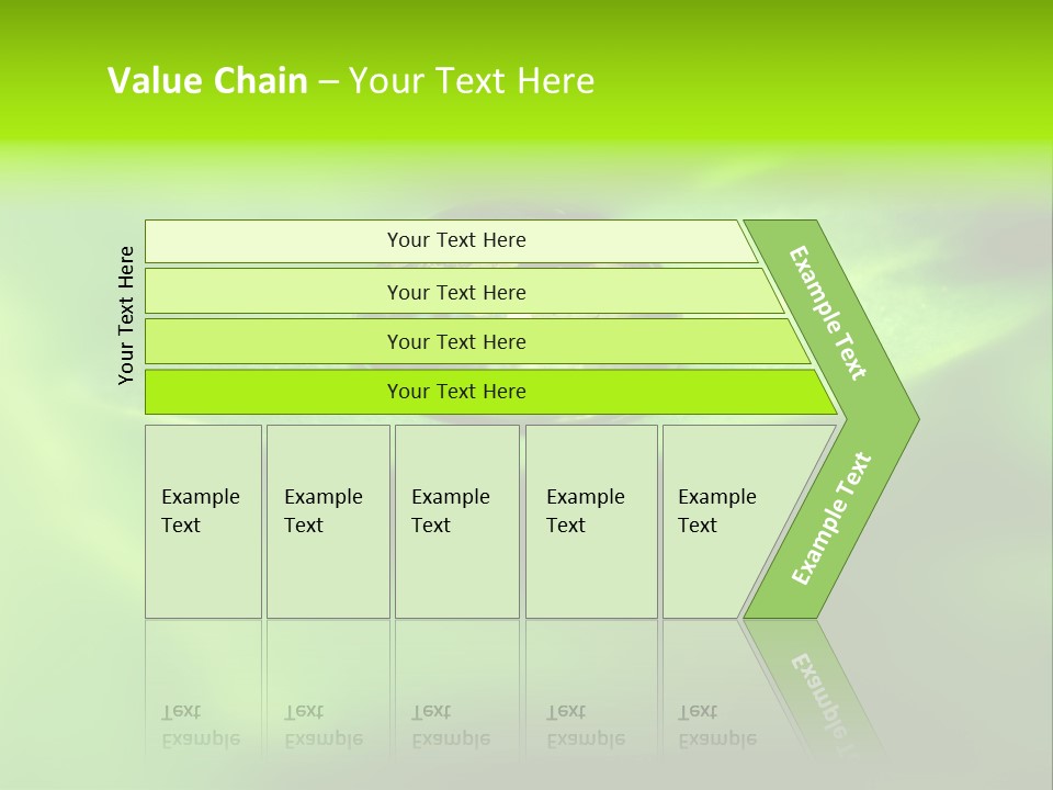 Textured Leaf Transparent PowerPoint Template