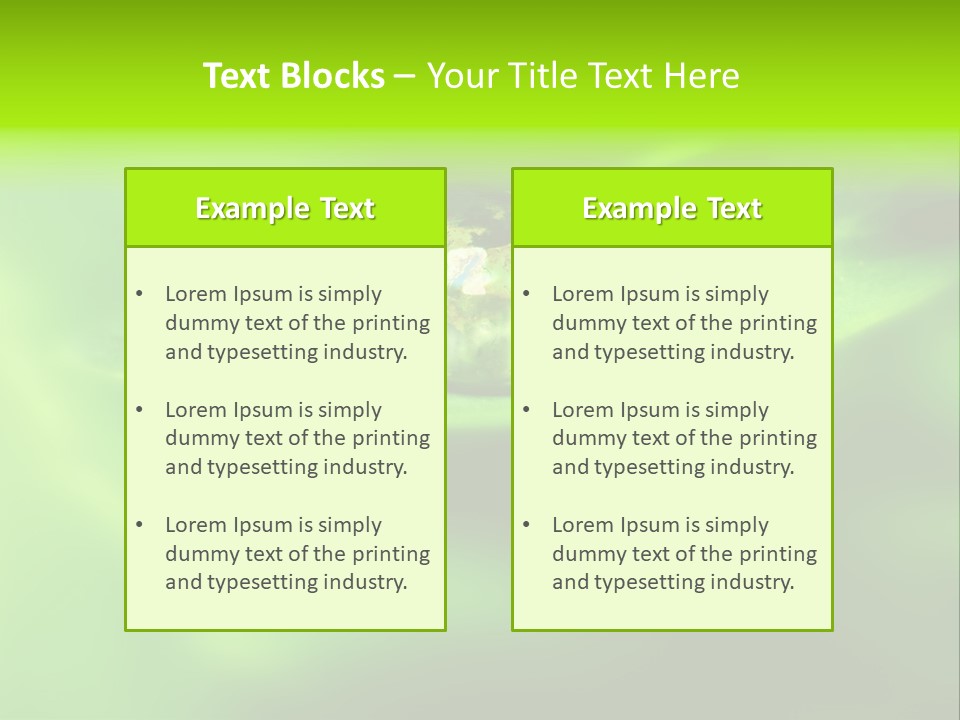 Textured Leaf Transparent PowerPoint Template