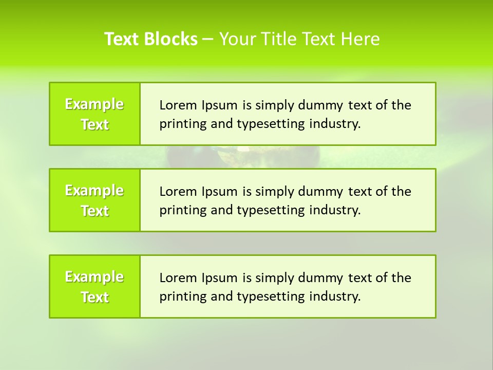 Textured Leaf Transparent PowerPoint Template