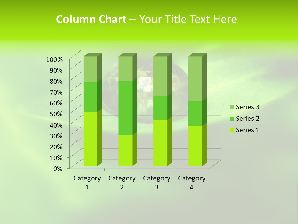 Textured Leaf Transparent PowerPoint Template