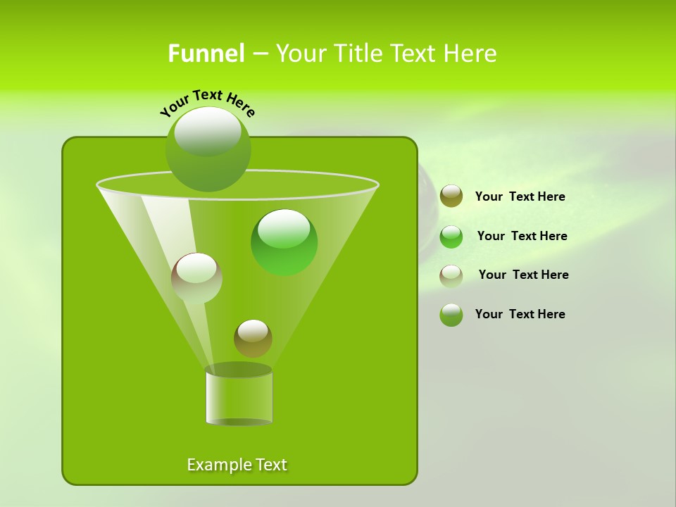 Textured Leaf Transparent PowerPoint Template
