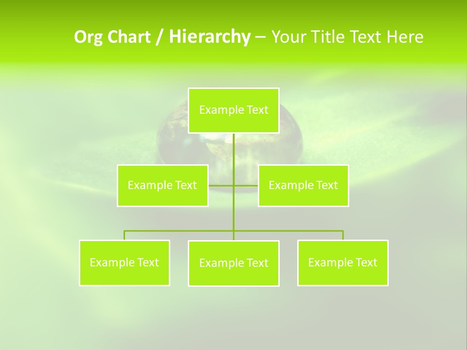Textured Leaf Transparent PowerPoint Template