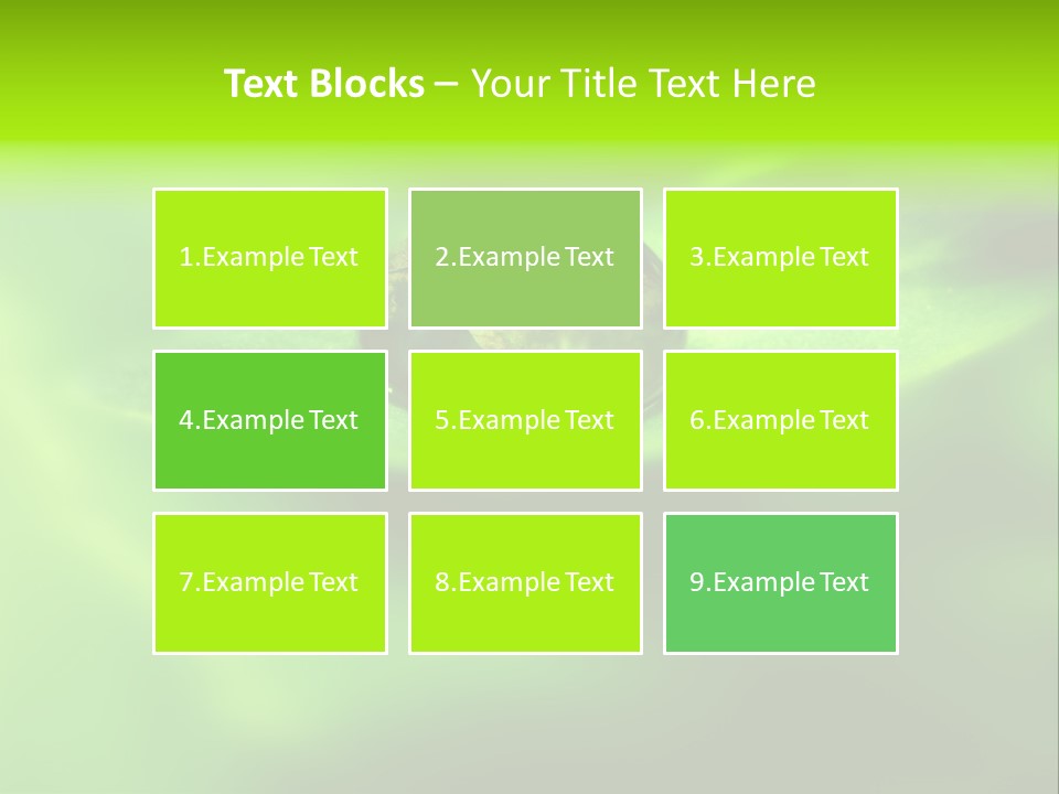 Textured Leaf Transparent PowerPoint Template
