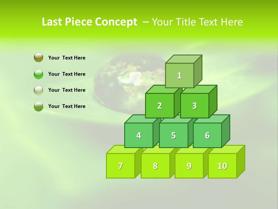 Textured Leaf Transparent PowerPoint Template