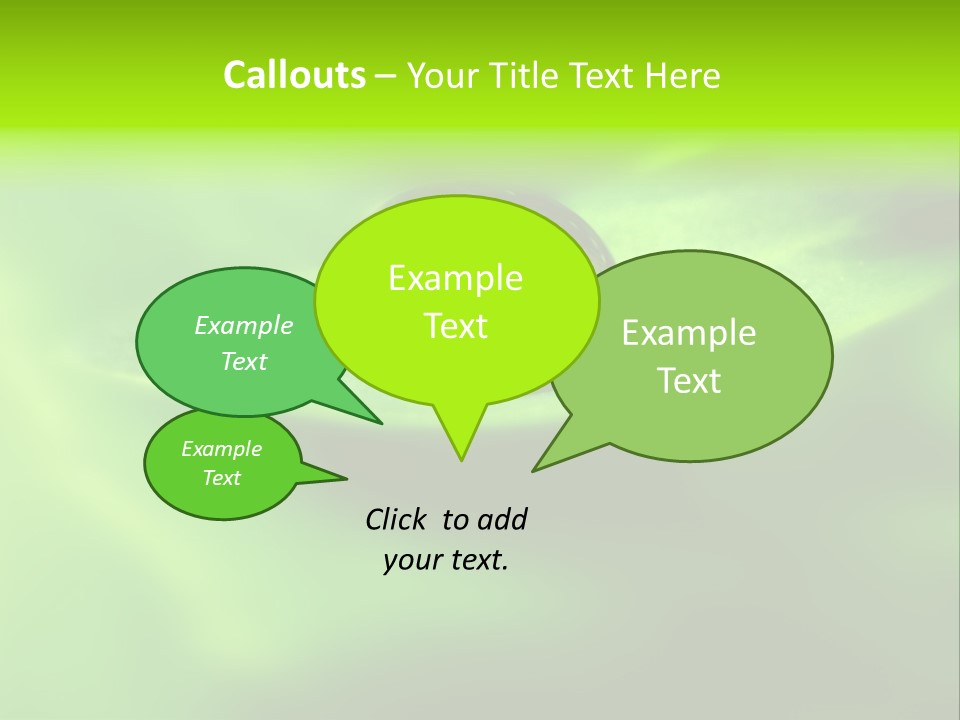 Textured Leaf Transparent PowerPoint Template