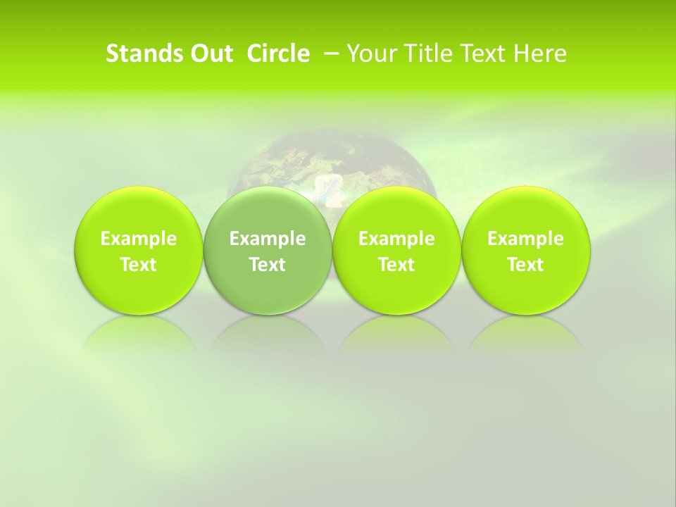 Textured Leaf Transparent PowerPoint Template