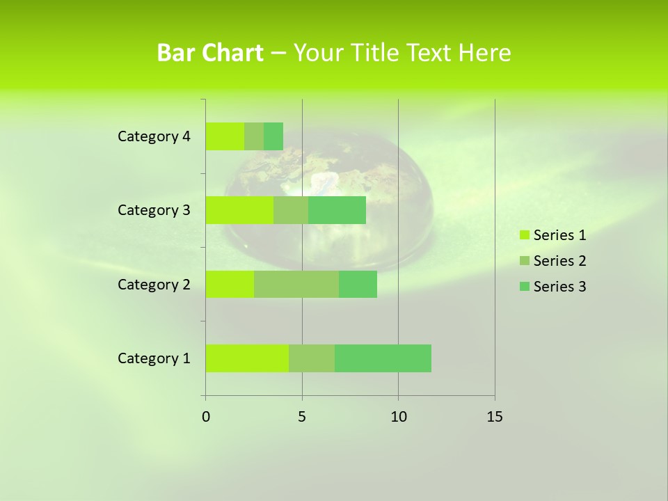 Textured Leaf Transparent PowerPoint Template