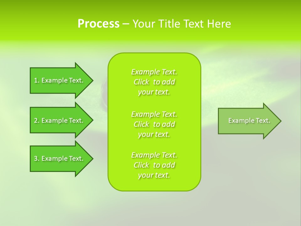 Textured Leaf Transparent PowerPoint Template