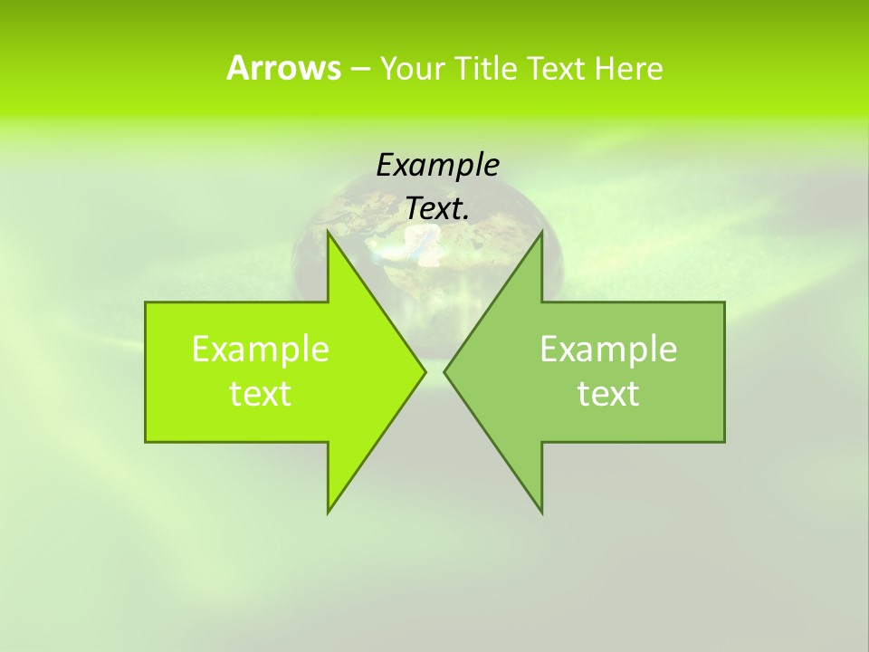 Textured Leaf Transparent PowerPoint Template