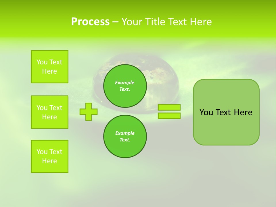 Textured Leaf Transparent PowerPoint Template