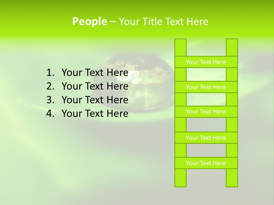 Textured Leaf Transparent PowerPoint Template