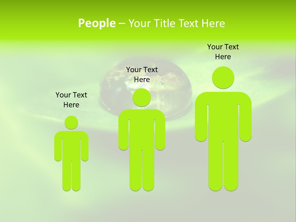 Textured Leaf Transparent PowerPoint Template