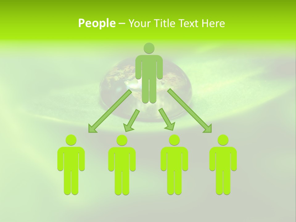 Textured Leaf Transparent PowerPoint Template