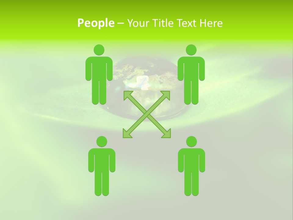 Textured Leaf Transparent PowerPoint Template