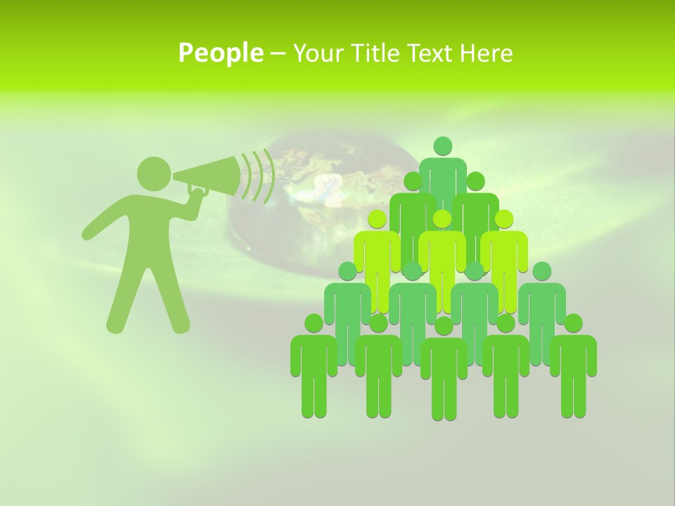 Textured Leaf Transparent PowerPoint Template