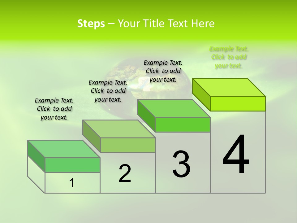 Textured Leaf Transparent PowerPoint Template