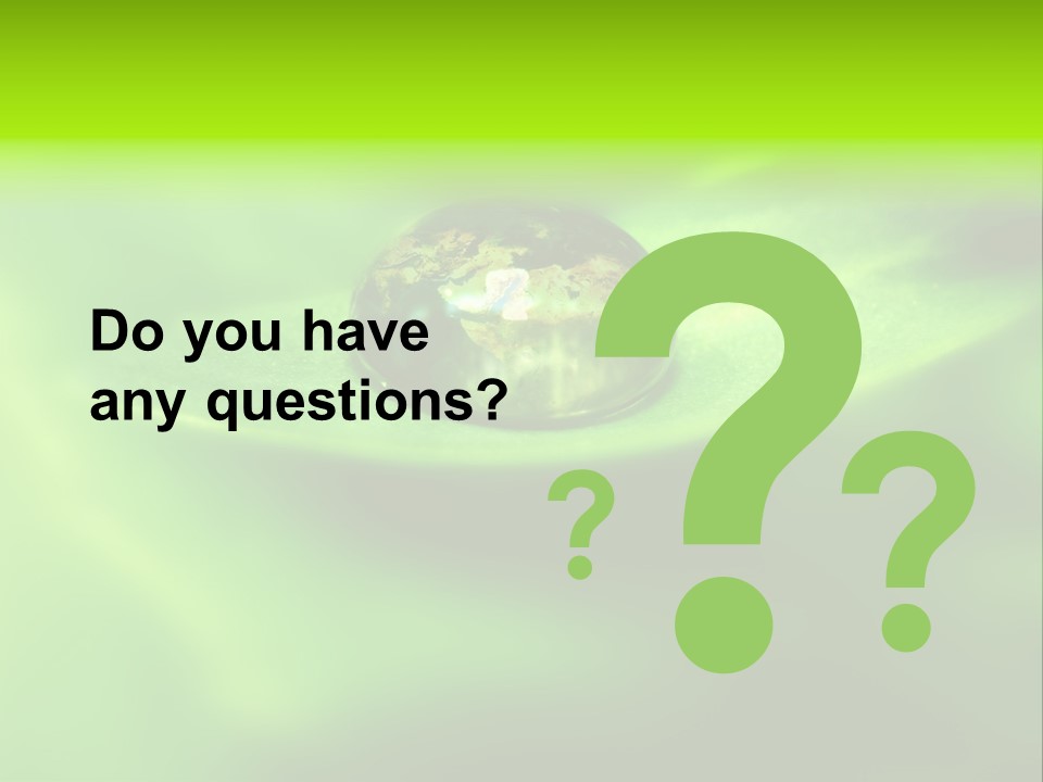 Textured Leaf Transparent PowerPoint Template