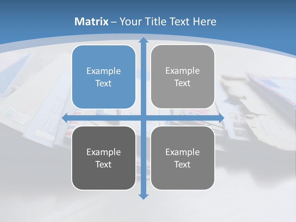 Mail Enveloped Copyspace PowerPoint Template