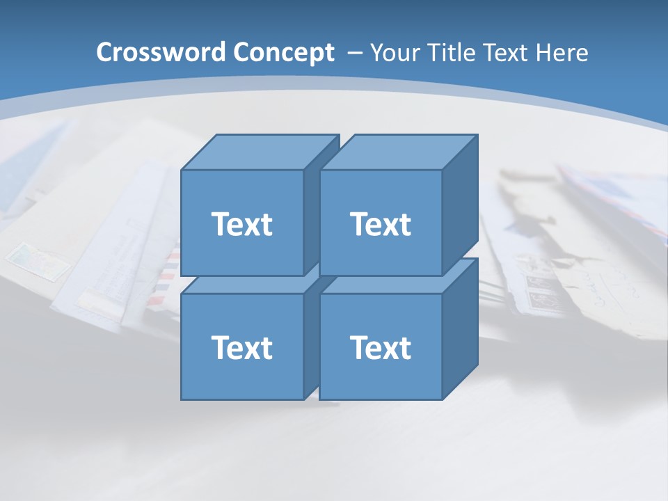 Mail Enveloped Copyspace PowerPoint Template