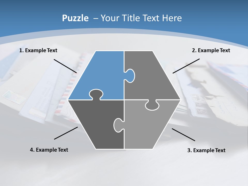 Mail Enveloped Copyspace PowerPoint Template