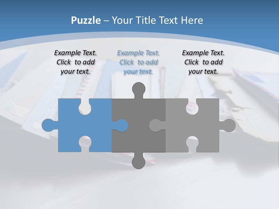 Mail Enveloped Copyspace PowerPoint Template