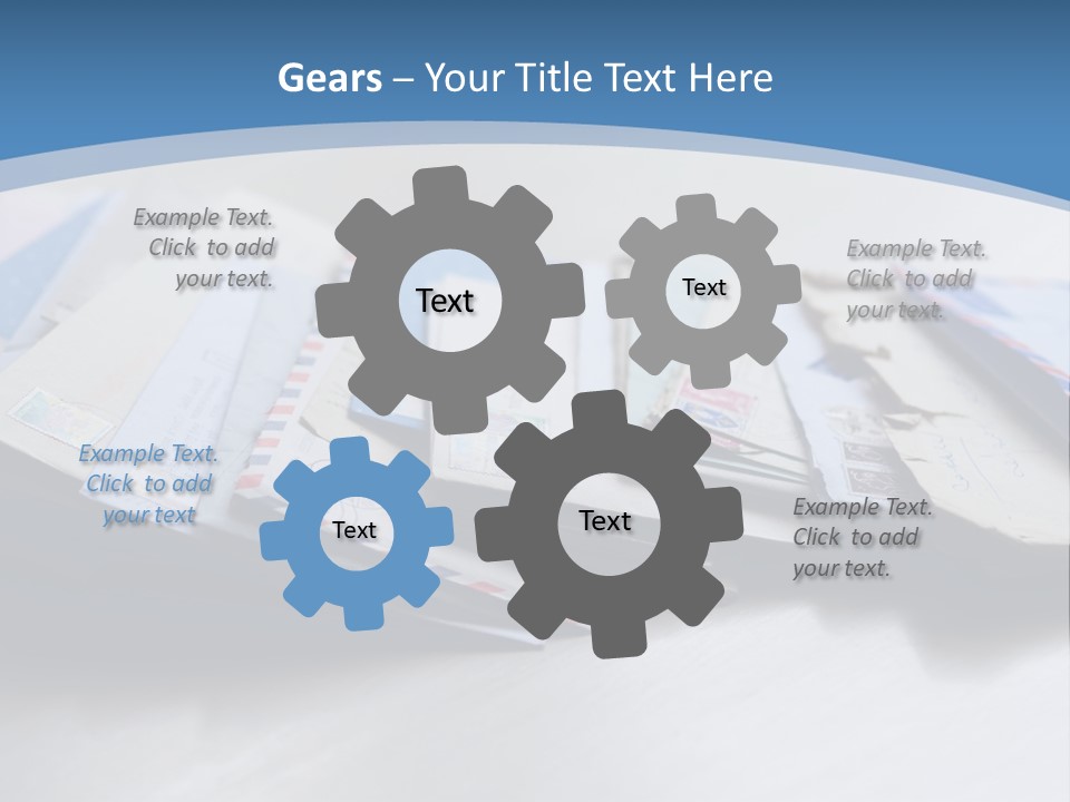 Mail Enveloped Copyspace PowerPoint Template