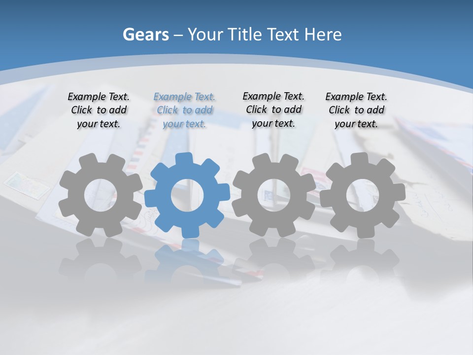 Mail Enveloped Copyspace PowerPoint Template