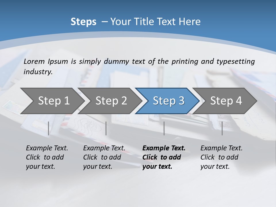 Mail Enveloped Copyspace PowerPoint Template