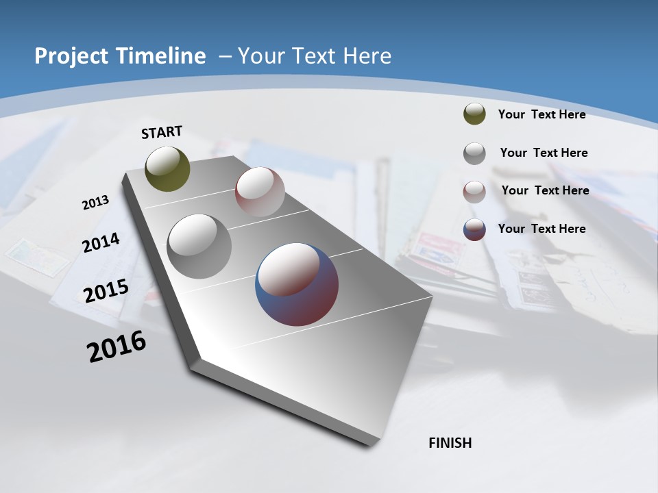 Mail Enveloped Copyspace PowerPoint Template