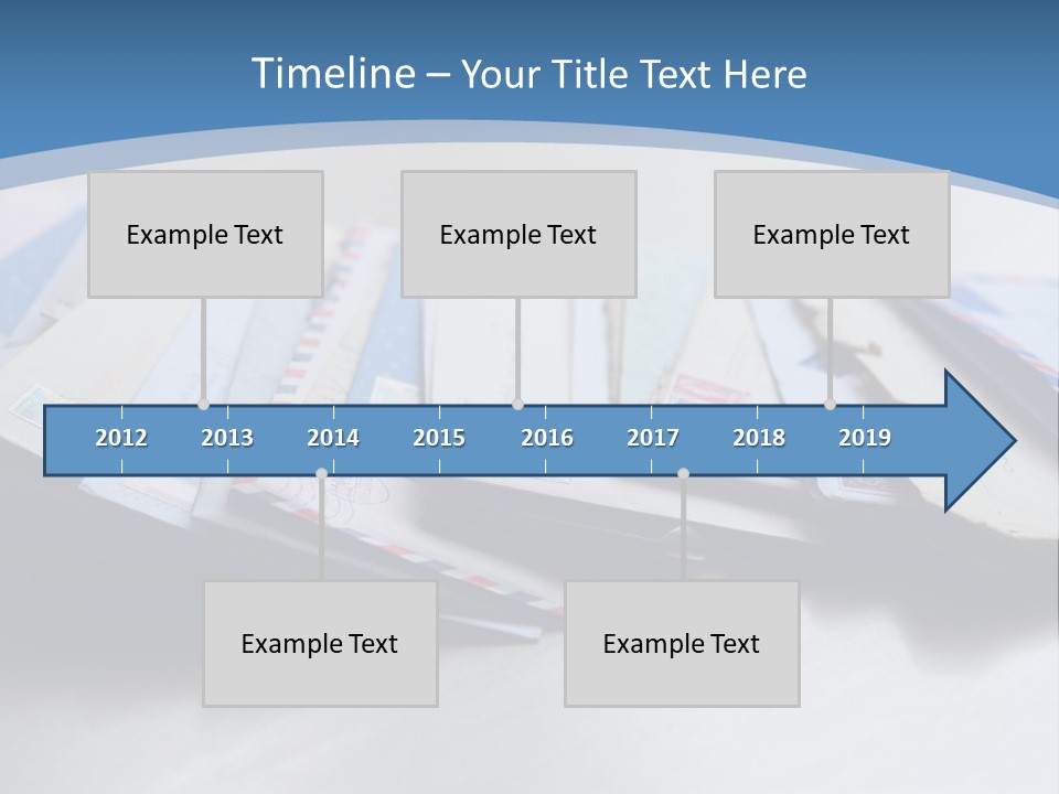Mail Enveloped Copyspace PowerPoint Template