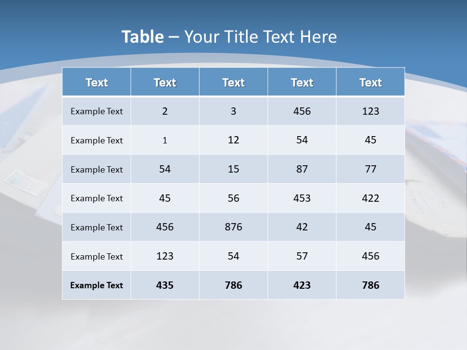 Mail Enveloped Copyspace PowerPoint Template