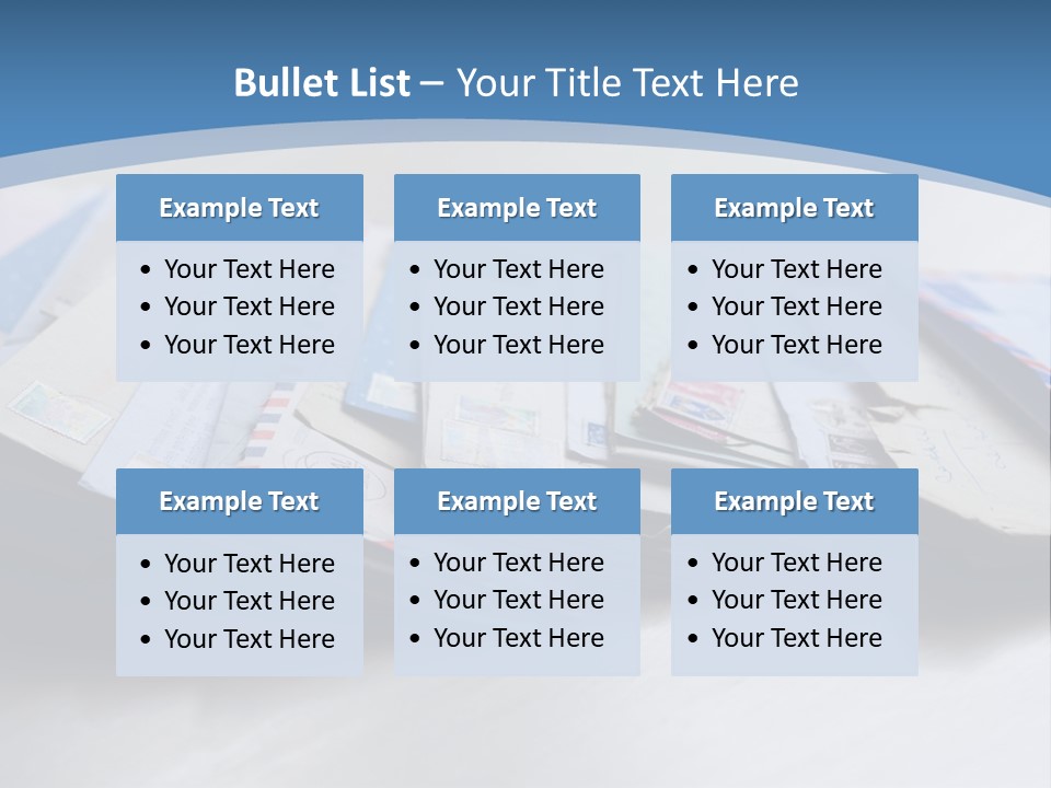 Mail Enveloped Copyspace PowerPoint Template
