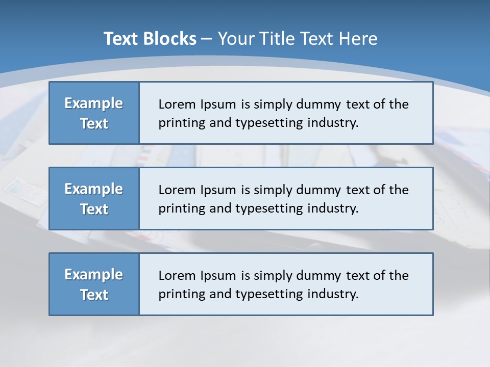 Mail Enveloped Copyspace PowerPoint Template