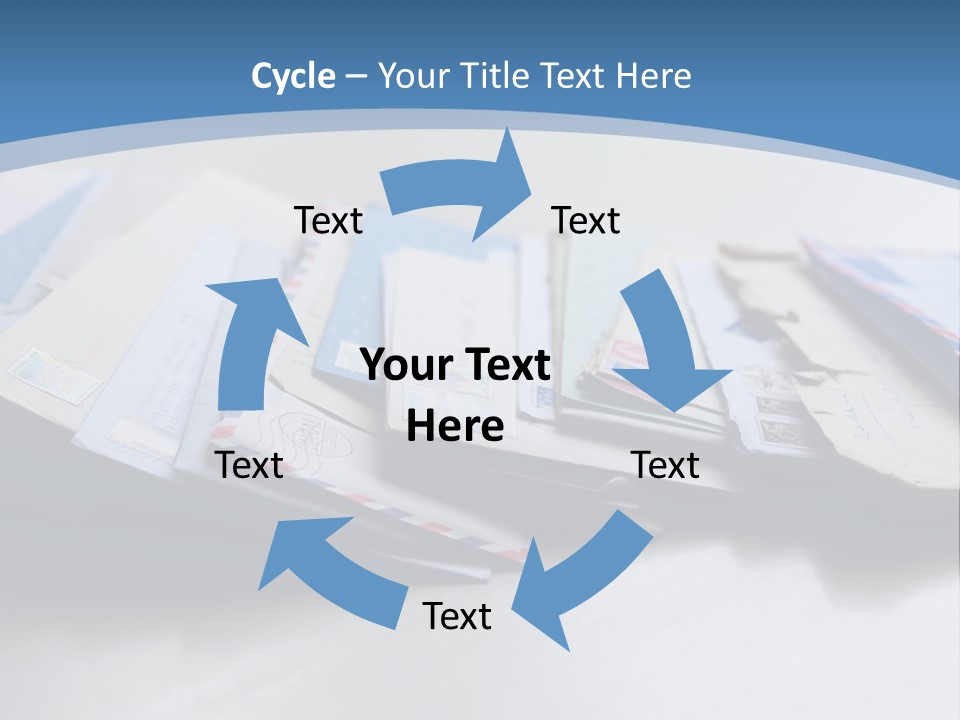 Mail Enveloped Copyspace PowerPoint Template