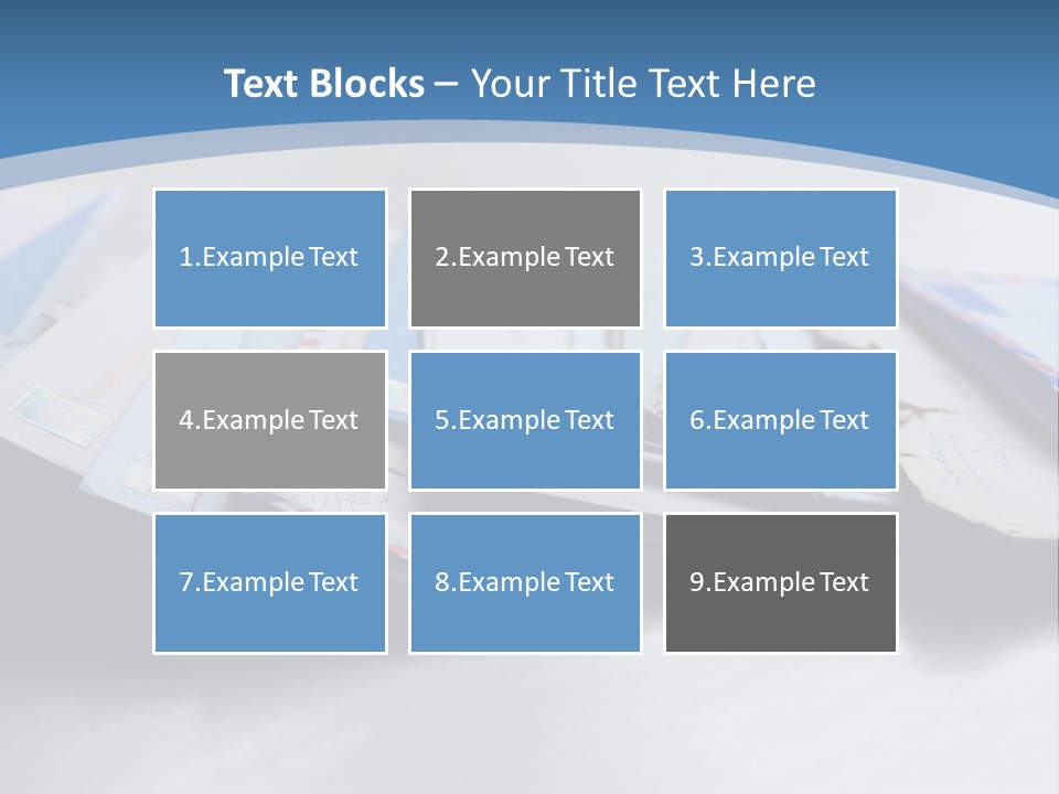 Mail Enveloped Copyspace PowerPoint Template
