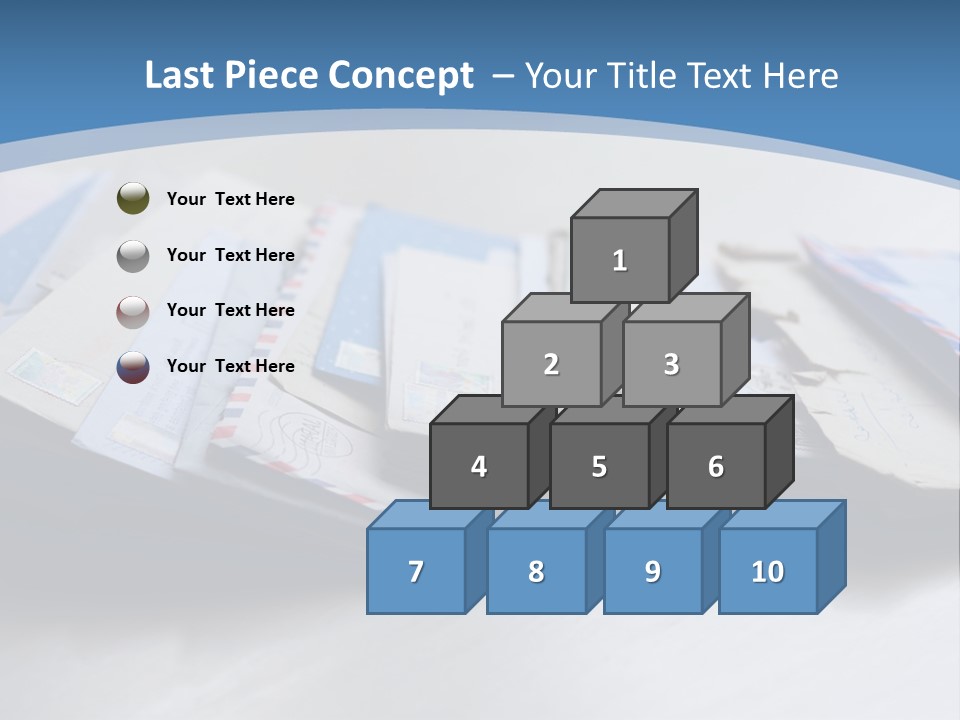 Mail Enveloped Copyspace PowerPoint Template
