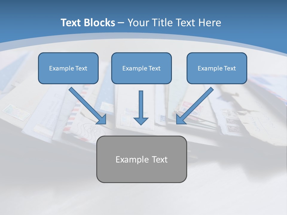 Mail Enveloped Copyspace PowerPoint Template