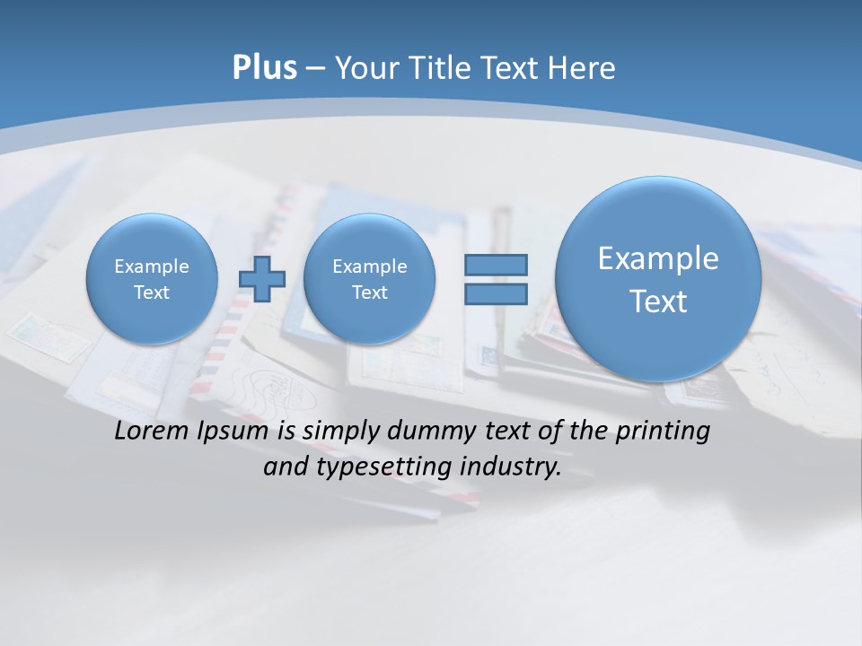 Mail Enveloped Copyspace PowerPoint Template