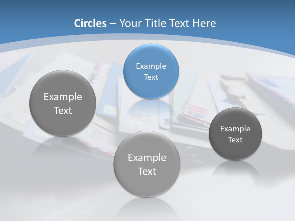 Mail Enveloped Copyspace PowerPoint Template