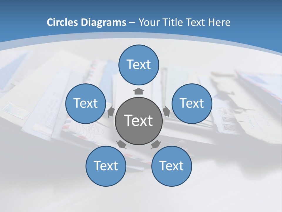 Mail Enveloped Copyspace PowerPoint Template